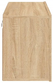 sonoma tölgy színű falra szerelhető TV-szekrény 80 x 30 x 41 cm