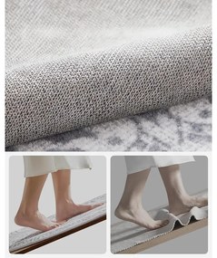 Nappali szőnyeg, 160 cm átmérő, szürke