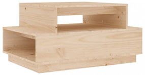 tömör fenyőfa dohányzóasztal 80x55x40,5 cm
