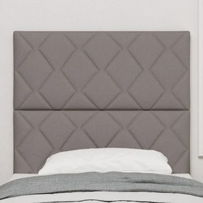 LED Fejtámla Gyémánt Blokkok Mintás Taupe 100 cm Szövetben