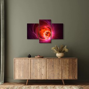 Modern rózsaszín absztrakció képe (90x60 cm)