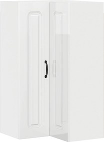 vidaXL Konyhaszekrény Kalmar Magas Fényű Fehér 57 x 57 x 100 cm