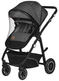 Lionelo - 3 az 1-ben kombinált babakocsi BIANKA Kőszürke