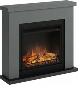 Frode Elektromos kandalló tűztérrel, 23", Szilárd szürke