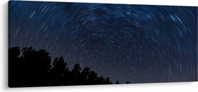 Éjszakai égbolt képe (120x50 cm)