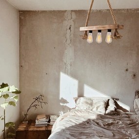 Natúr színű függőlámpa Erebos – Opviq lights