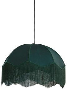 Petróleum színű függőlámpa textil búrával ø 60 cm Malacia – Light &amp; Living