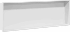 vidaXL Zuhany Niche Fehér 90 x 30 x 9,5 cm Rozsdamentes acél