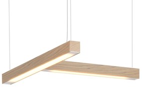 Függeszték LED40 T alakú, többféle változatban - TUNTO Modell: természetes tölgy