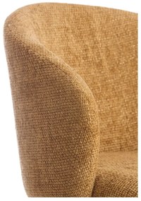 Okkersárga fém étkezőfotel szett 2 db-os Radaja – Light &amp; Living