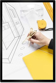 Poszterek keretben 40x60 Építészeti tervezés