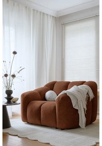 Terrakotta színű fotel Shell – Miuform