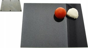 Márvány Kőtálca Tálaló Ételekhez 30x40cm Fekete Tömör