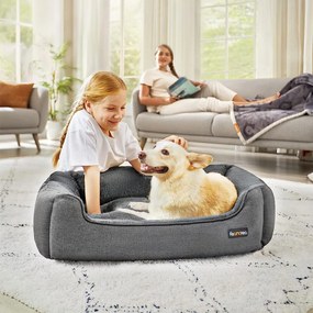 Kutyafekhely, kisállatágy, l-es méret, világosszürke feandrea