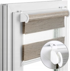 Roló Prémium Éjjel-nappal Méretre Szett 81x215 Zebra