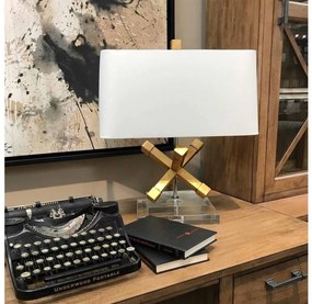 Elstead GN-JACKSON-SQUARE-TL - Asztali lámpa JACKSON SQUARE 1xE27/60W/230V