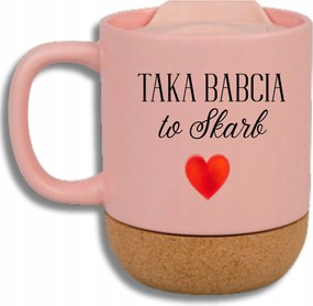 Rózsaszín Bögre Parafa Vicces Ajándék Nagymama Napja Ilyen Nagymama Kincs