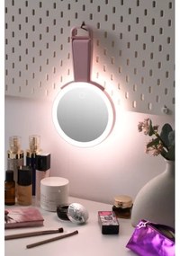 Immax 09102L - LED+CCT dimmelhető kozmetikai tükör SWEET LED/3W/5V rózsaszín