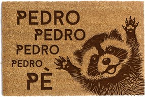 Lábtörlő Ajtó Alá 60 x 90cm "pedro Pedro Pedro Pe" Kókusz