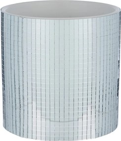DISCO kaspó, ezüst Ø 11 cm