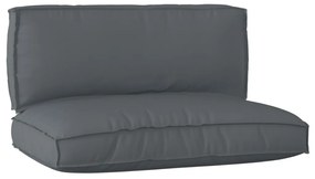 Raklap párna készlet 2 pcs Antracit 120 x 80 x 12 cm