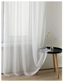 Fehér átlátszó függöny 280x300 cm Kresz – Homede