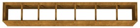 corten acél kerti magaságyás 280x40x80 cm