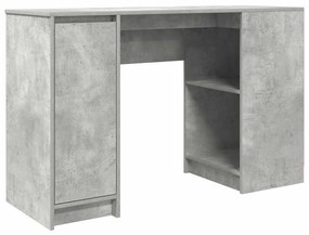 betonszürke forgácslap íróasztal 120x42x76 cm