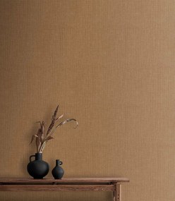 Decoprint Imani Antigua barna egyszínű texturált vlies tapéta – IM28005
