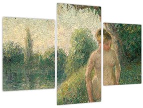 Kép - Camille Pissarro, The Bather, reprodukciók (90x60 cm)