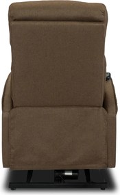 Elektromos relax fotel felállást segítő funkcióval barna – COLTON