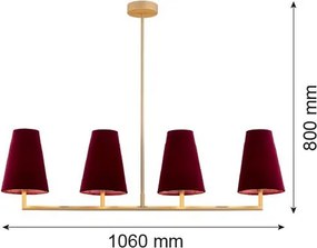 Argon SAFIANO 1829 Csillár 4x15W/E27 IP20