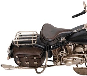 Motor modell - Vintage dekoráció - Fekete - 27 cm