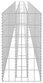 horganyzott acél gabion magaságyás 360 x 30 x 60 cm