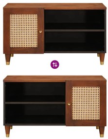 Média tárolószekrények és állványok Barna 80 x 31.5 x 46 cm