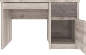 PC asztal 1D2S, nairobi gesztenye/onix, JESI NEW