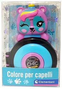 Crazy Chic Panda kék hajszínező kréta Clementoni
