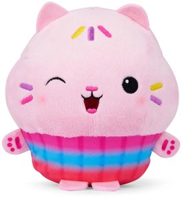 Gábinin Varázslatos Ház Muffin macska 25 cm,rózsaszín, plüss