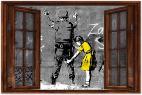 Poszterek 120x80 Banksy kislány