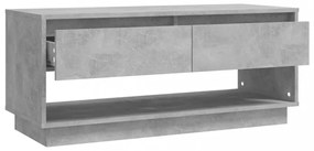 betonszürke szerelt fa TV-szekrény 102x41x44 cm