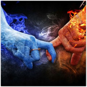 Poszterek 100x100 Nehéz szerelem