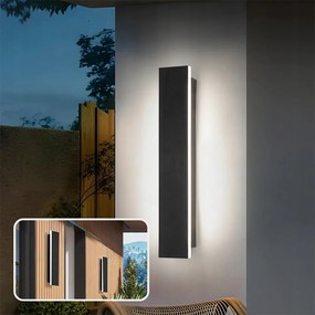 Homlokzati kerti lámpa kültéri fali lámpa IP65 fali 9W Led 30cm