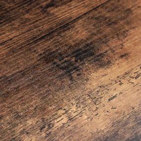 NAVARO könyvszekrény barna/fekete