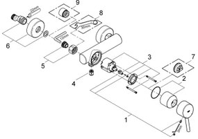 GROHE 32210001 - CONCETTO DN 15 zuhanycsaptelep, fényes króm