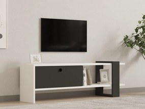 TV asztal/szekrény Dutudo (antracit + fehér) . Akció -28%. 1095107