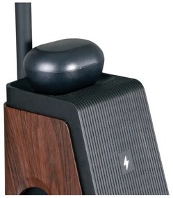 Immax 08999L - LED+CCT dimmelhető asztali lámpa vezeték nélküli QI töltővel IDEAL LED/8W/230V barna