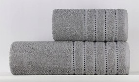 Törölköző Spring szürke 70x140 hamuszürke puha nedvszívó medence