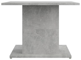 Betonszürke szerelt fa dohányzóasztal 55,5x55,5x40 cm