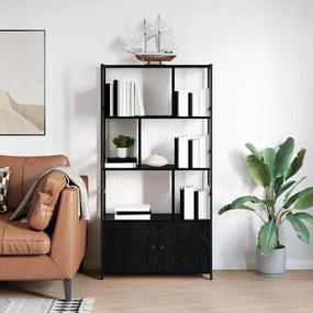 Könyvespolc Musta tammi 80 x 30 x 155.5 cm Faanyag