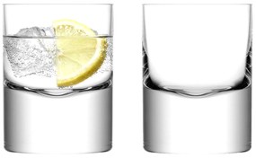 LSA International BORIS üvegpohár 250ml, áttetsző, 2 db készlet, LSA, kézzel készített